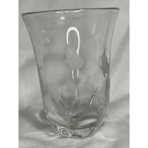 Mid-Century Modern Orrefors Butterfly Vase- Signed and Numbered - Picture 1 of 4